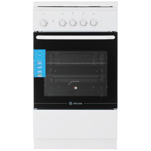 Газовая плита De Luxe 5040.56г (кр)-030 белый