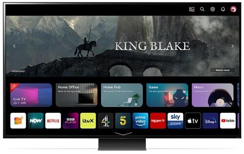 86" (217 см) LED-телевизор LG 86QNED816RA черный