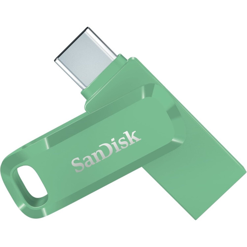 USB-флешка SanDisk SDDDC3 64Gb (SDDDC3-064G-G46AG), USB3.1 Type-C, зеленая
