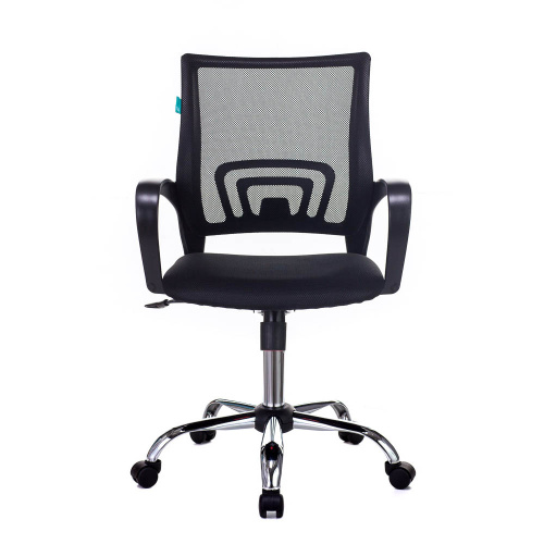 Кресло Бюрократ CH-695N/SL/Black спинка сетка черный TW-01 сиденье черный TW-11 крестовина хром