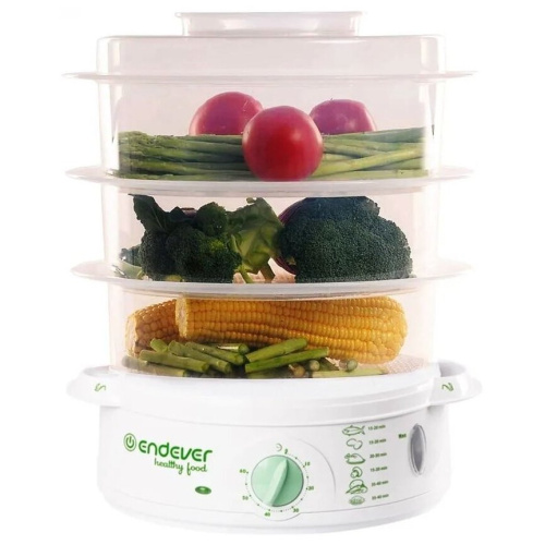 Пароварка Endever Vita-175, белый