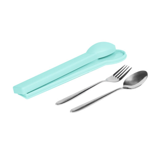 Термос LARA LR04-57 черн/бирюз