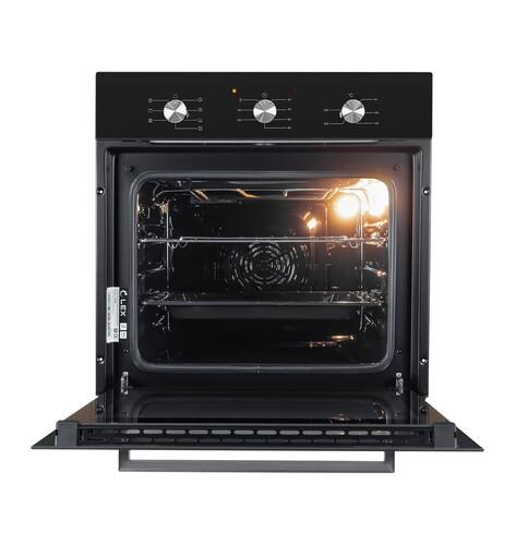 Электрический духовой шкаф LEX EDM 073 BL черный