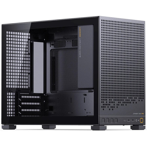 Корпус JONSBO D32 Pro Black без БП Mini-Tower, TG, no fan, 2xUSB-A 3.2 + 1xUSB-C mATX, mDTX, mITX