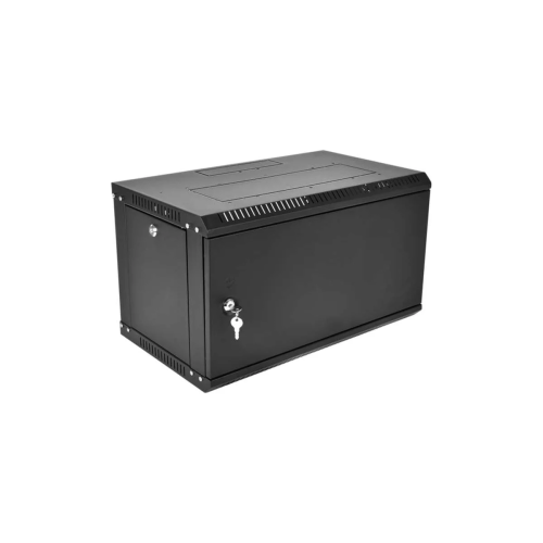 Шкаф коммутационный ЦМО ШРН-6.350.1-9005 настенный 6U 600x350мм черный