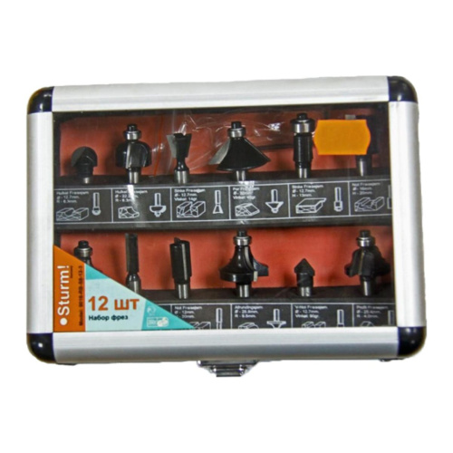 Набор фрез Sturm! 9016-RB-S8-12-3 d(посад.)-8мм (фрезеры)