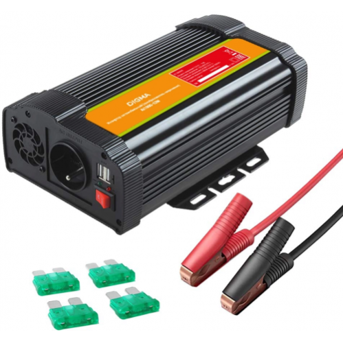 Автоинвертор Digma AI1000-12W