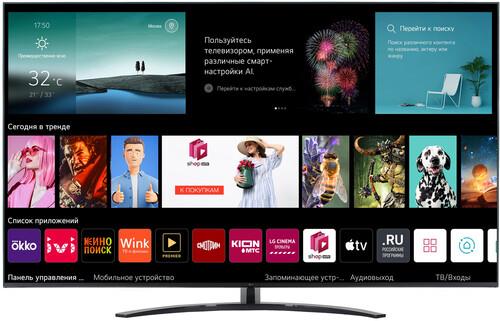 75" (189 см) LED-телевизор LG 75UR81009LK черный