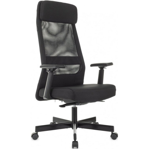 Кресло Бюрократ T-995/Neo-Black черный TW-01 сетка/ткань крестов. металл черный