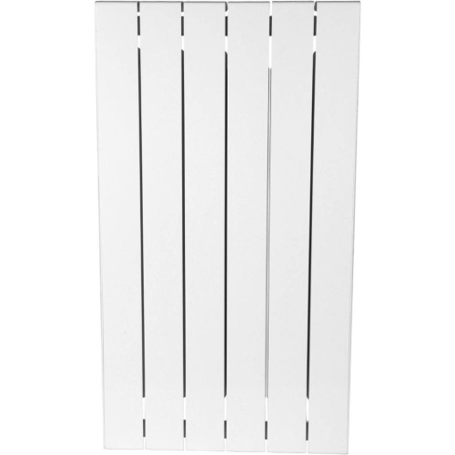 Биметаллический радиатор отопления Rifar Supremo 800 боковое подключение 6 секций белый RAL 9016