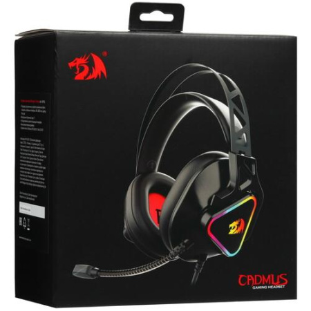 Проводные наушники Redragon Cadmus RGB черный