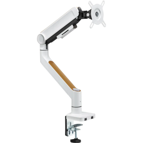 Кронштейн для мониторов Ultramounts UM 732W белый/коричневый 17"-32" макс.8кг крепление к столешнице поворот и наклон