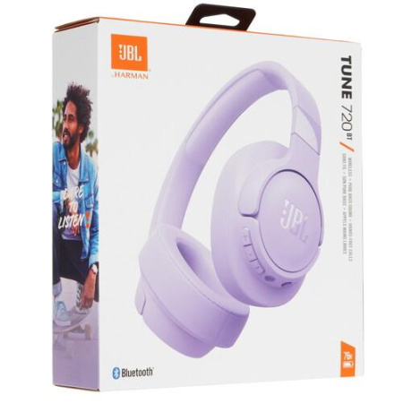 Беспроводные/проводные наушники JBL Tune 720BT фиолетовый