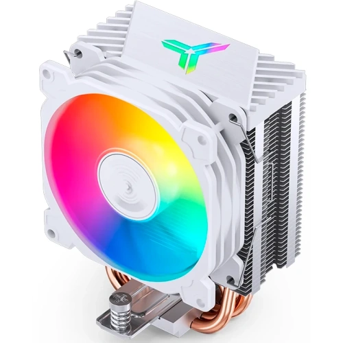 Кулер JONSBO CR-1400 E ARGB White LGA1851/1700/1200/115X/AM5/AM4 (TDP 160W, PWM, 92mm ARGB LED Fan, 4 тепловые трубки, 4-pin, белый) Retail