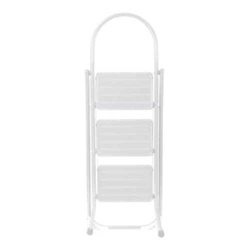 Лестница-стремянка Ника СМШ3/Б с широкими ступенями белый