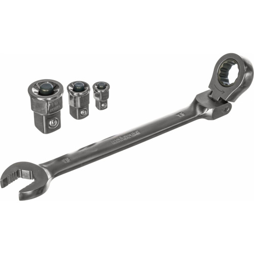 Набор ключей комбинированных Inforce 06-05-53 шарнирных с трещоткой 13 предметов