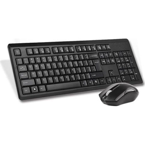 Клавиатура + мышь A4 V-Track 4200N клав:черный мышь:черный USB беспроводная