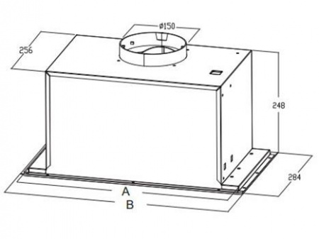 Вытяжка полновстраиваемая Midea MH60I370X серебристый