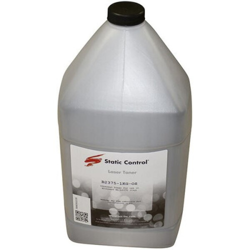 Тонер Static Control B2375-1KG-OS бутыль 1 кг, черный, совместимый для Brother HL-2375