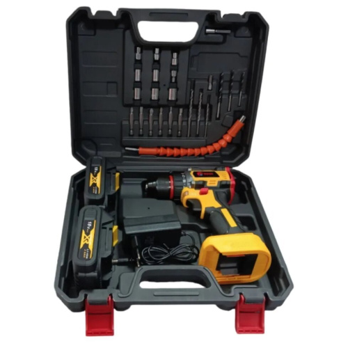 Дрель-шуруповерт EDON AD-18BL черный/желтый 24893