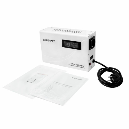 Стабилизатор напряжения SMARTWATT AVR Slim 500RW