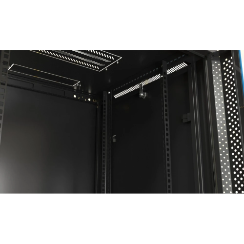 Шкаф коммутационный Hyperline (TWB-0945-SR-RAL9004) настенный 9U 600x450мм черный