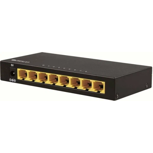 Неуправляемый коммутатор ORIGO OS2208/A1A 8x1000Base-T, корпус металл