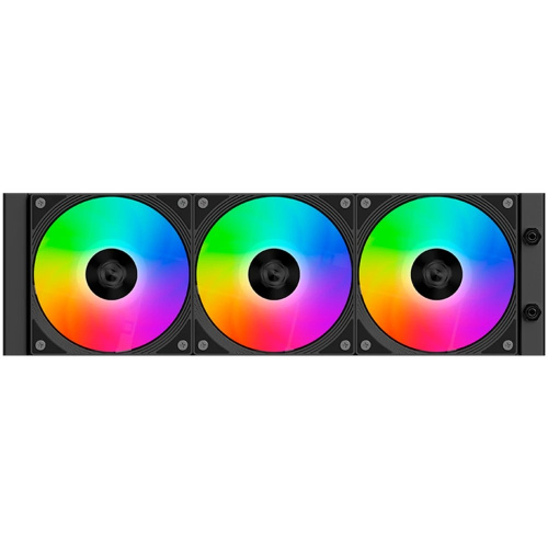 СВО ID-Cooling Dashflow 360 XT Pro, ARGB Soc-AM5/AM4/1200/1700/1851 черный 4-pin 16-34dB Al+Cu 350W Ret