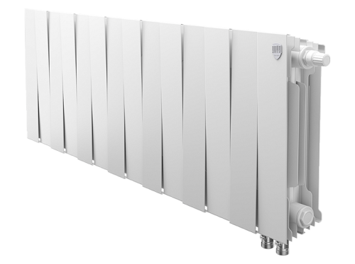 Биметаллический радиатор отопления  Royal Thermo Pianoforte 300 14 Секций Bianco Traffico Vdr