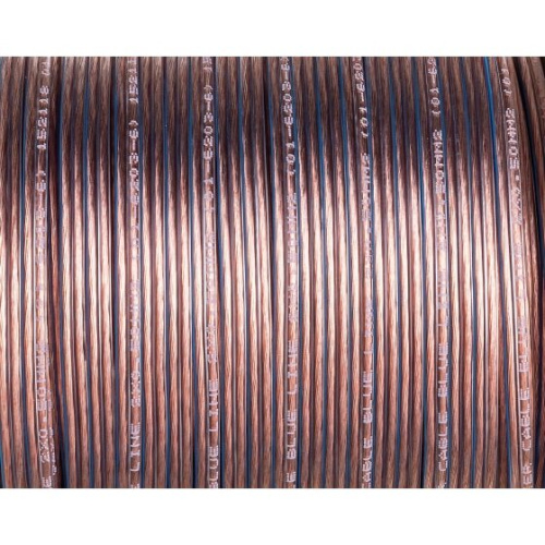 Кабель акустический PROconnect 01-6203-6 2х0,50мм² прозрачный BlueLine 100м