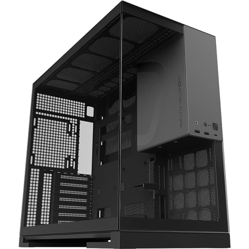 Корпус Geometric Future Model 5 Black Gray with fans (1AM5WKBK02100) / mid tower, E-ATX / 5x140mm ARGB fans