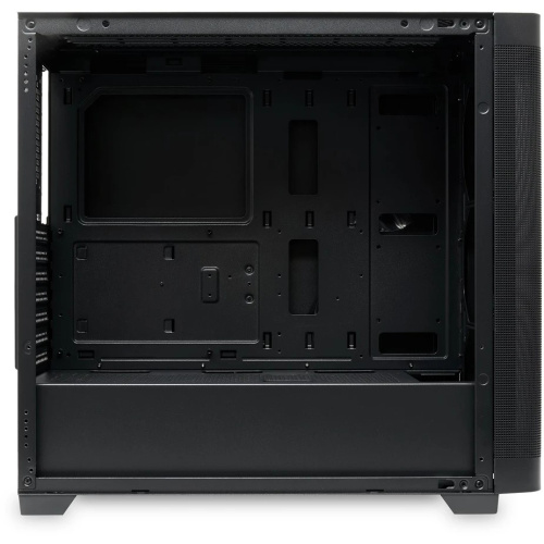 Корпус HSPD M740 (M740-TGBK), без БП, Mesh Mid Tower, Black, TG, 0.6 SPCC, no fans, E-ATX, ATX, mITX, 170/400/200mm, 4x2.5", 2x3.5"