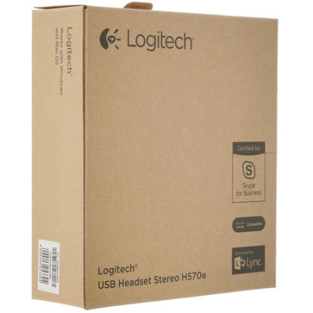 Проводные наушники Logitech H570e  черный 2014