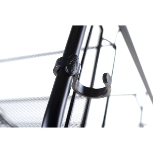 Этажерка ЗМИ Ладья 2 К Э322 на колесиках черный