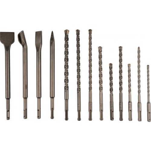 Набор буров и долот KRANZ KR-91-0409 SDS-Plus, 13 предметов