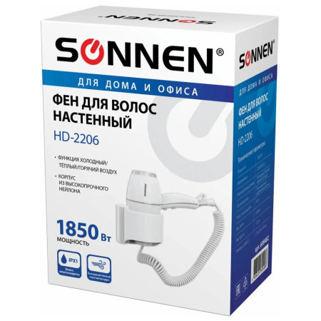 Фен Sonnen HD-2206 белый