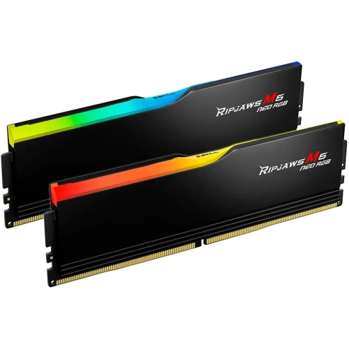 ОЗУ G.SKILL Rip Jaws M5 Neo RGB 64GB (F5-6000J3040G32GX2-RM5NRK) (2x32GB) DDR5 6000MHz CL30 (30-40-40-96) 1.40V / Black