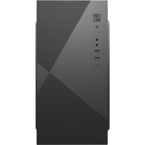 Корпус Foxline Forza FZ-019-SX450 mATX, 450W, 2xUSB2.0, Black, w/o Fan, 8 cm PSU, power cord