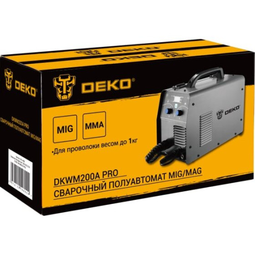 Сварочный полуавтомат DEKO DKWM200A Pro MIG/MAG 200A (051-4686)