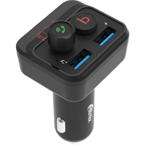 Автомобильный FM-модулятор Ritmix FMT-B100 черный (80000554)