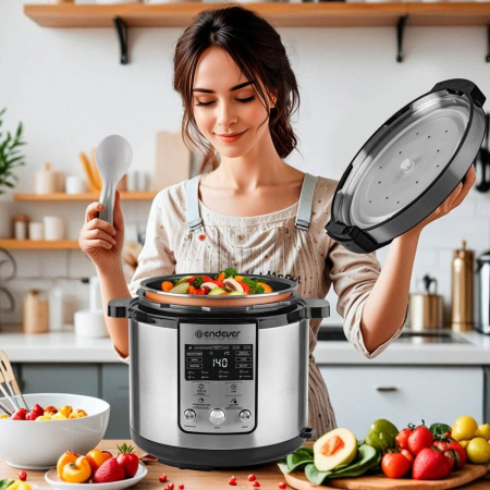 Скороварка-мультиварка Endever Vita-150 стальной