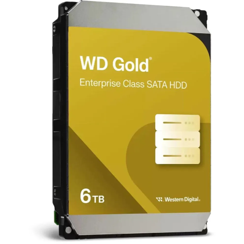 HDD WD Gold WD6004FRYZ, 6ТБ, SATA III, 3.5"