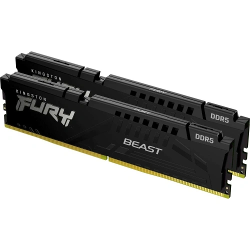 ОЗУ Kingston Fury Beast Black EXPO CL30 (Kit of 2) (KF560C30BBEK2-32) DDR 5 DIMM 32Gb PC48000, 6000Mhz, (retail)