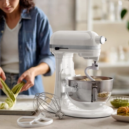 Миксер KitchenAid Heavy Duty 5KSM55SXXEWH белый