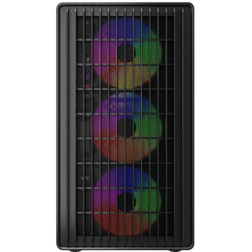 Корпус Powercase Mistral Micro C4B ARGB (CMMCB-A4), Tempered Glass, 4x 120mm ARGB PWM Fan, чёрный, mATX
