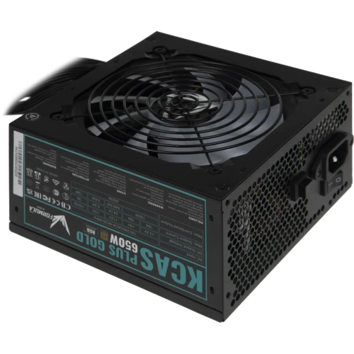 Блок питания Formula AC KCAS Plus Gold (KCAS Plus 650G) ATX 650W RGB 80+ gold (20+4pin) APFC 120mm fan color LED 6xSATA RTL
