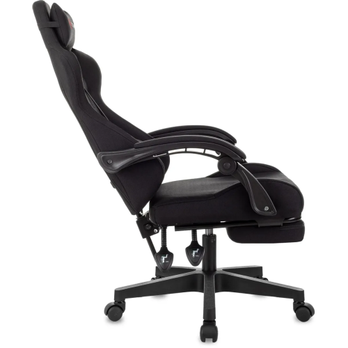 Кресло игровое ZOMBIE Shadow B на колесиках, ткань, черный