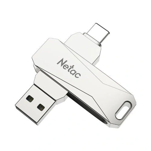 USB-флешка Netac U782C (NT03U782C-512G-30PN) 512Gb, USB3.0+TypeC, металлическая