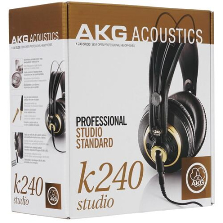 Проводные наушники AKG K240 STUDIO черный