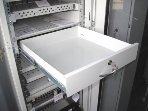 Ящик выдвижной для документации ЦМО ТСВ-Д-2U.450 серый 19" 450мм (1шт)